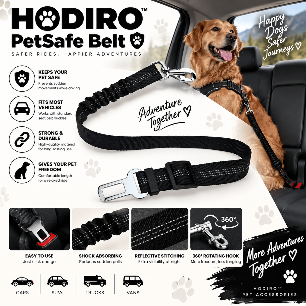 HODIRO™ PetSafe Belt 🐾🚗