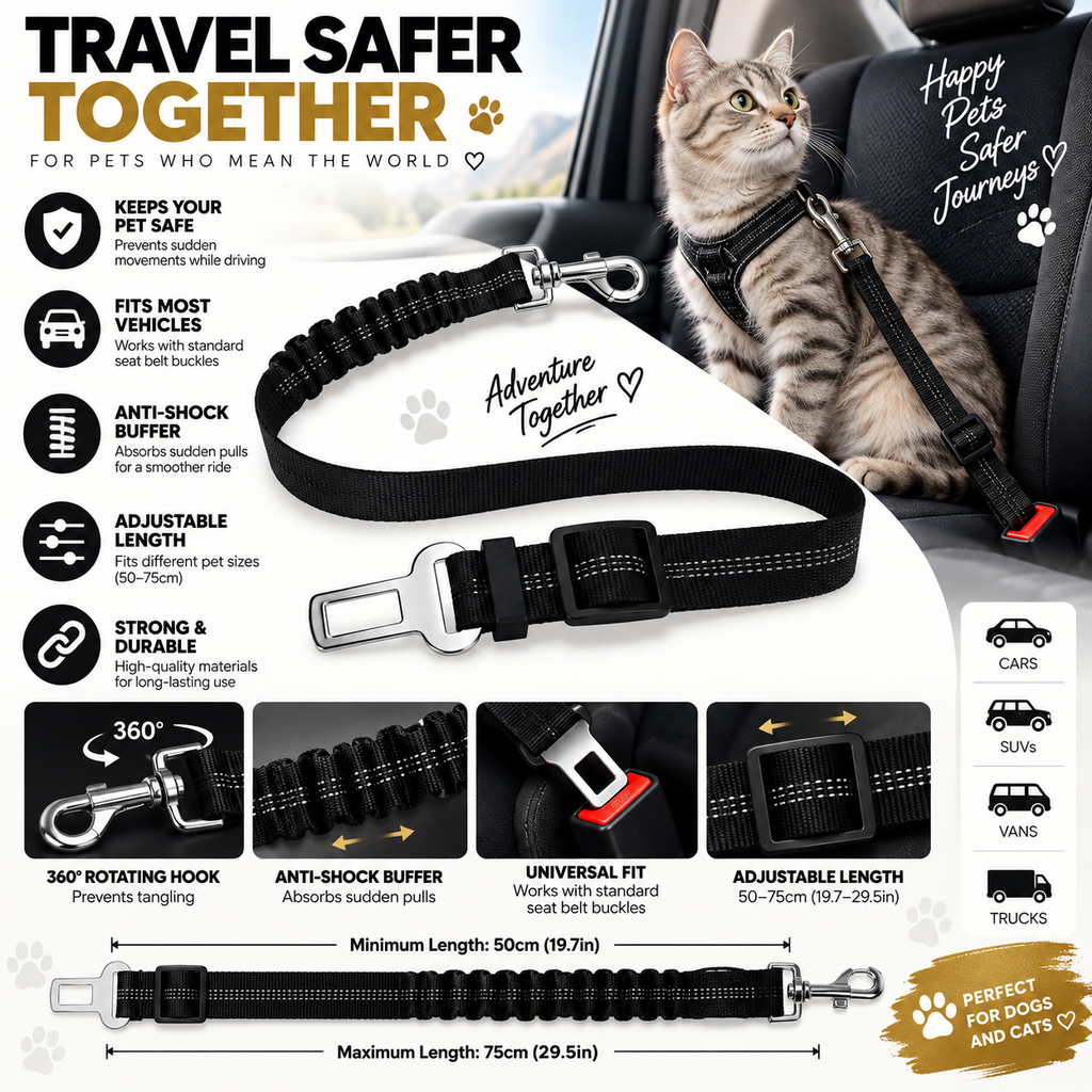 HODIRO™ PetSafe Belt 🐾🚗