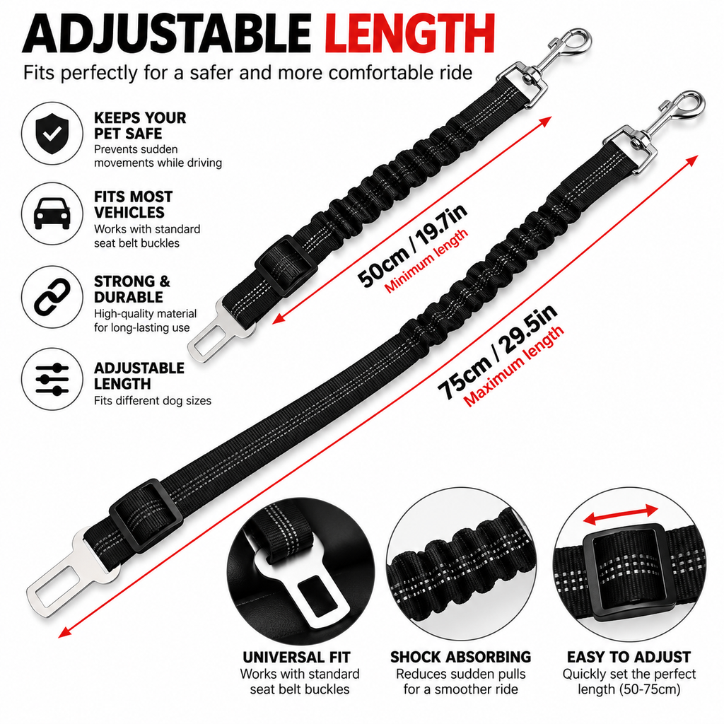 HODIRO™ PetSafe Belt 🐾🚗