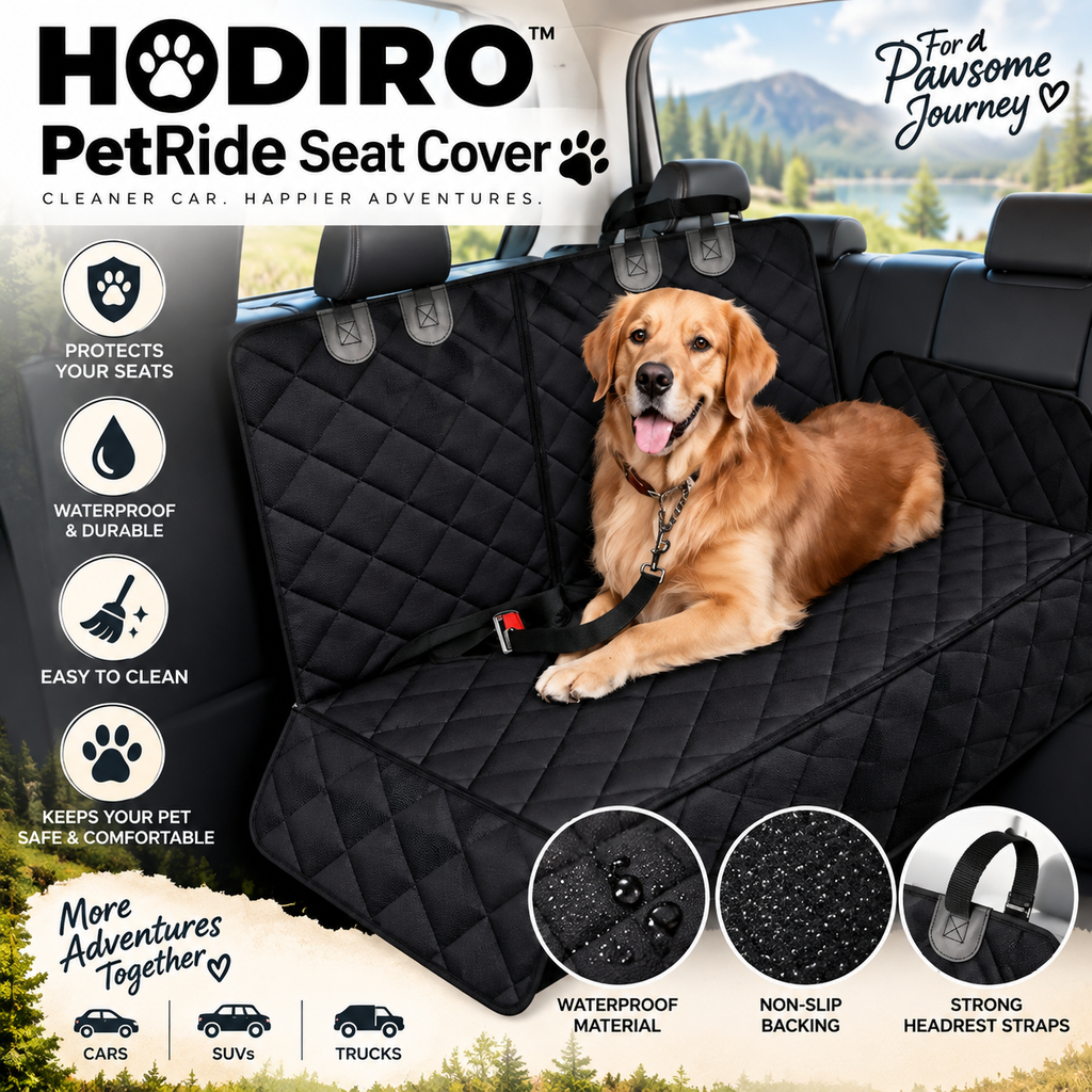 HODIRO™ PetRide Seat Cover 🐾🚗